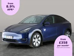 Blue Used 2022 Tesla Model Y SUV | £26,167 (Fair price)