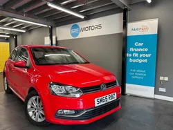 Red Used 2015 VW Polo SE Hatchback | £6,495 (Fair price)