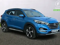 Blue Used 2017 Hyundai Tucson Premium SE SUV | £13,999 (Fair price)