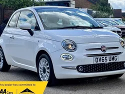 White Used 2015 Fiat 500 Lounge Hatchback | £8,990 (Fair price)