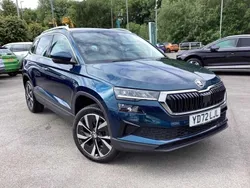 Petrol blue Used 2022 Skoda Karoq SE L SUV | £18,895 (Fair price)