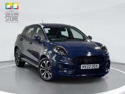 Blue Used 2022 Ford Puma ST-Line Hatchback | £15,299 (Good price)