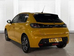 Yellow Used 2022 Peugeot 208 Allure Premium Hatchback | £13,795 (Fair price)
