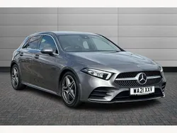 Grey Used 2021 Mercedes A220 AMG line Hatchback | £19,117 (Fair price)