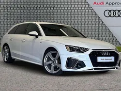 White Used 2023 Audi A4 S-Line Estate | £26,795 (Fair price)