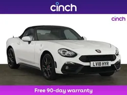 White Used 2018 Abarth 124 Spider Cabriolet | £17,799 (Fair price)