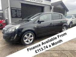 Black Used 2013 Vauxhall Corsa Hatchback | £3,695 (Fair price)