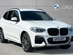 White Used 2021 BMW X3 M Sport SUV | £30,995 (Good price)