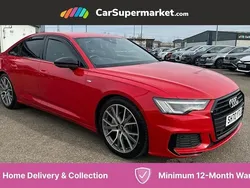 Red Used 2020 Audi A6 Black Edition Sedan | £22,997 (Expensive)