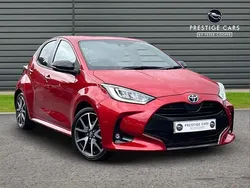 Red Used 2022 Toyota Yaris Hybrid Hatchback | £16,491 (Fair price)
