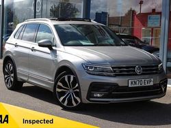 Silver Used 2020 VW Tiguan R-line SUV | £19,395 (Good price)