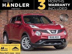 Red Used 2016 Nissan Juke N-Connecta SUV | £6,295 (Fair price)