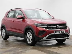 Kings red Used 2024 VW T-Cross Life SUV | £20,495