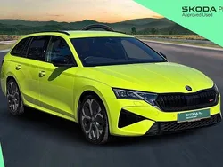 Hyper green Used 2025 Skoda Octavia vRS Estate | £34,300