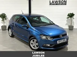 Blue Used 2017 VW Polo Edition Hatchback | £8,990 (Fair price)