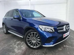 Blue Used 2018 Mercedes GLC220 AMG Line Premium SUV | £20,899 (Fair price)