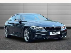 Black sapphire Used 2018 BMW 420 M Sport Coupe | £16,990 (Fair price)