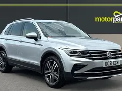 Silver Used 2021 VW Tiguan Elegance SUV | £22,800 (Fair price)