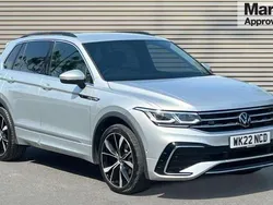 Silver Used 2022 VW Tiguan R-line SUV | £23,628 (Good price)