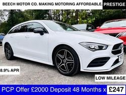White Used 2022 Mercedes CLA180 Shooting Brake AMG line Estate | £23,290 (Fair price)