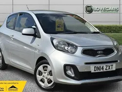 Silver Used 2014 Kia Picanto 2 Hatchback | £2,895 (Good price)