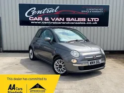 Grey Used 2014 Fiat 500 Lounge Hatchback | £3,690 (Fair price)