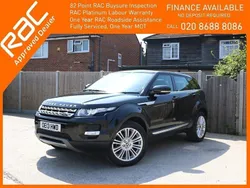 Black Used 2013 Land Rover Range Rover evoque Prestige Hatchback | £9,495 (Fair price)