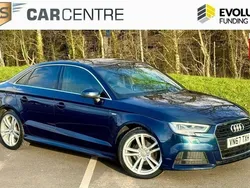Blue Used 2017 Audi A3 S-Line Sedan | £14,700 (Good price)