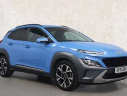 Blue Used 2021 Hyundai Kona Premium SUV | £15,091 (Fair price)