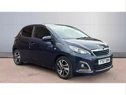 Blue Used 2017 Peugeot 108 Allure Hatchback | £5,884 (Fair price)