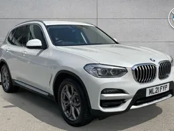 White Used 2021 BMW X3 xLine SUV | £25,790 (Fair price)