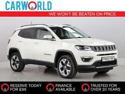 White Used 2019 Jeep Compass Limited SUV | £16,440