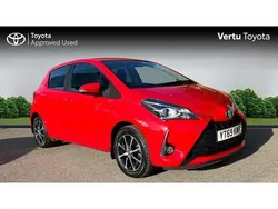 Red Used 2019 Toyota Yaris Hatchback | £13,870 (Fair price)