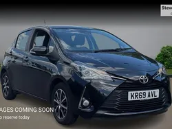 Black Used 2019 Toyota Yaris Hatchback | £11,622 (Fair price)