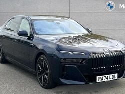 Tanzanite blue ii metallic Used 2025 BMW 750e M Sport Sedan | £79,454
