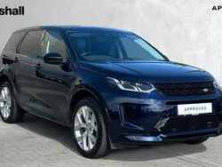 Metallic portofino blue Used 2021 Land Rover Discovery Sport SE Dynamic SUV | £27,812 (A bit pricey)
