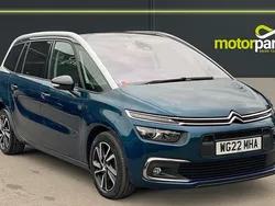 Lazuli blue metallic Used 2022 Citroën C4 SpaceTourer Shine MPV | £19,750 (Fair price)