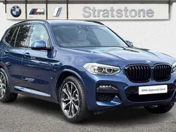 Blue Used 2021 BMW X3 M Sport SUV | £32,493 (A bit pricey)
