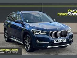 Blue Used 2021 BMW X1 xLine SUV | £20,595 (Fair price)