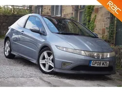 Blue Used 2008 Honda Civic Type S Hatchback | £1,989 (Fair price)