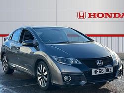 Grey Used 2016 Honda Civic SE Plus Hatchback | £10,430 (Fair price)
