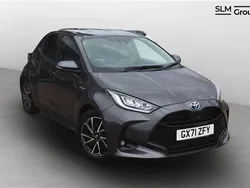 Grey Used 2021 Toyota Yaris Design Hatchback | £17,950 (Expensive)