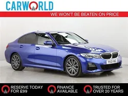 Blue Used 2021 BMW 320 M Sport Sedan | £18,990 (Good price)