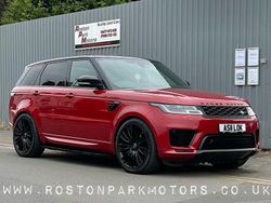 Red Used 2018 Land Rover Range Rover Sport HSE Dynamic SUV | £24,000 (Expensive)