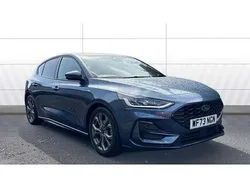 Blue Used 2023 Ford Focus ST-Line Hatchback | £16,408 (Fair price)