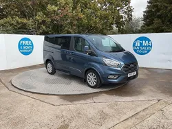 Blue metallic (metallic paint) Used 2021 Ford Tourneo Custom Titanium Sedan | £24,995 (Fair price)