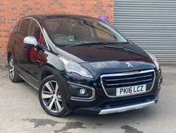 Black Used 2016 Peugeot 3008 Allure Hatchback | £4,295 (Good price)