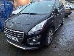 Black Used 2017 Peugeot 3008 Allure Hatchback | £6,845 (Good price)