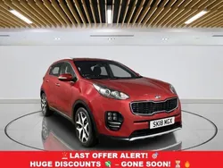 Red Used 2018 Kia Sportage GT-Line SUV | £12,699 (Good price)