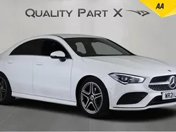White Used 2021 Mercedes CLA180 AMG line Sedan | £18,800 (Good price)